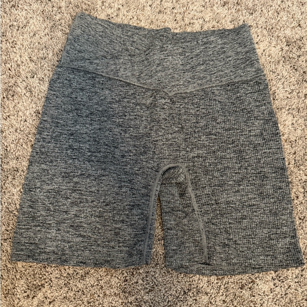 Colsie Charcoal Athletic Knit Shorts